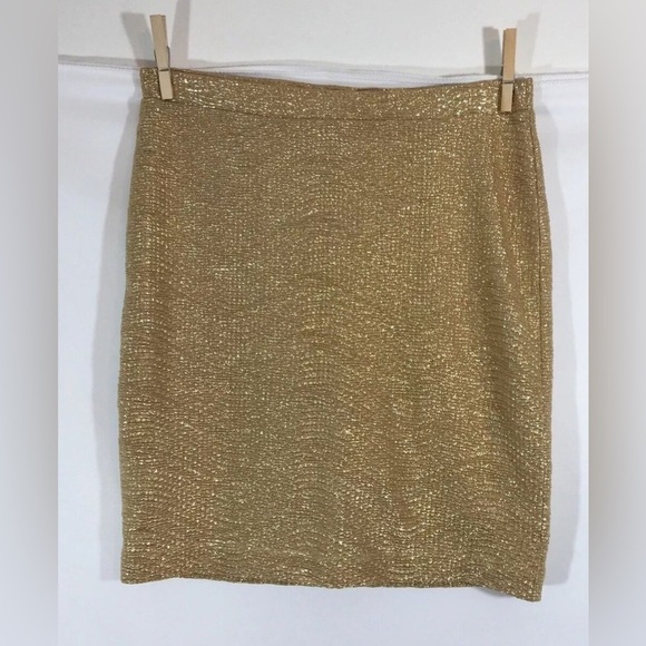 H&M Gold Mini Skirt - Picture 9 of 10